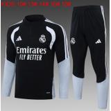 Chándal Real Madrid 2026/27 ( Black Half Zip) - NIÑOS
